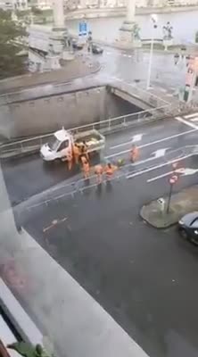 Liège : 11 employés pour reboucher un trou