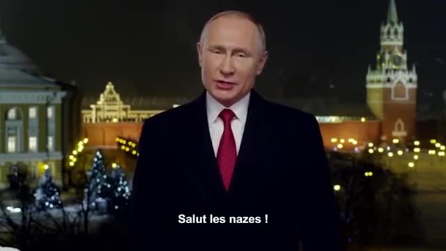 Vladimir Poutine parle du confinement aux Français