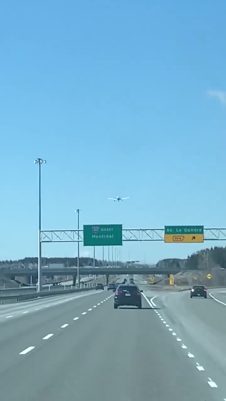 Un avion se pose d’urgence sur une autoroute (Québec)