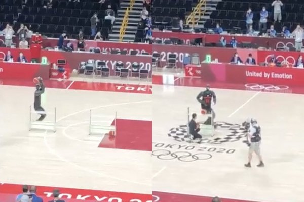 Toyota présente un robot qui sait jouer au basket (Tokyo 2020)